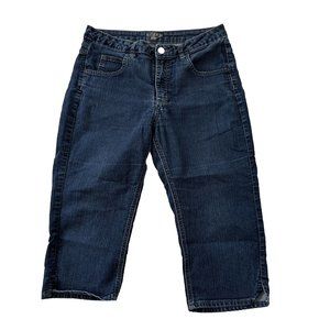 Riders by Lee Jeans Women's 12M Blue Denim Pants Capri Denim Pants 32x18